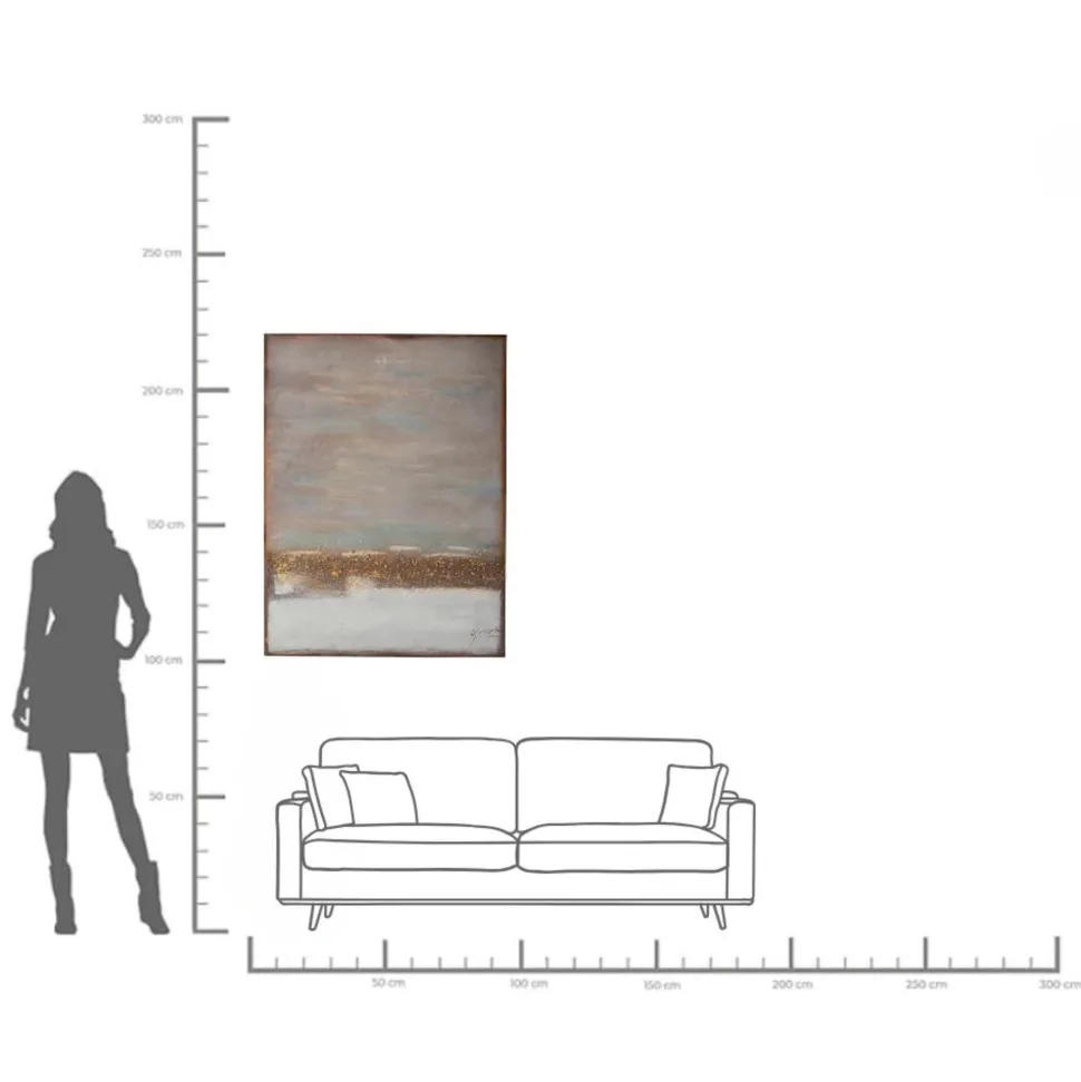Acrylbild Abstract Horizon 90x120cm
