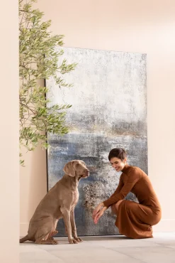 Acrylbild Abstract Into The Night 120x210cm