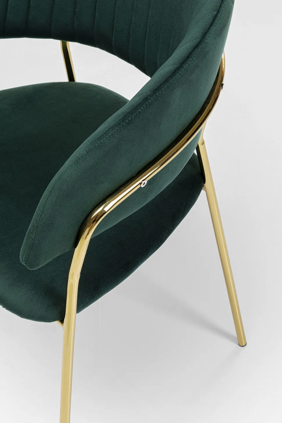 Armlehnstuhl Belle Velvet Grün (2/Set)