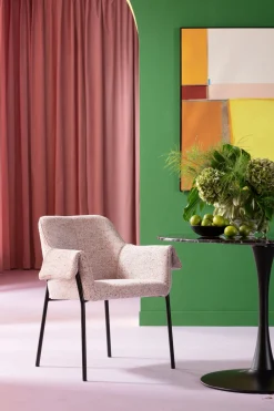 Armlehnstuhl Bess Beige Flitter