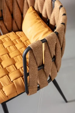 Armlehnstuhl Cheerio Gelb inkl. Kissen