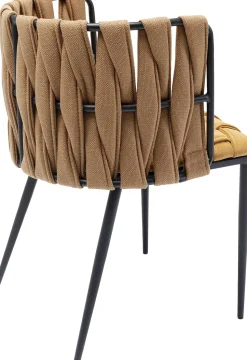 Armlehnstuhl Cheerio Gelb inkl. Kissen