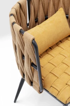 Armlehnstuhl Cheerio Gelb inkl. Kissen