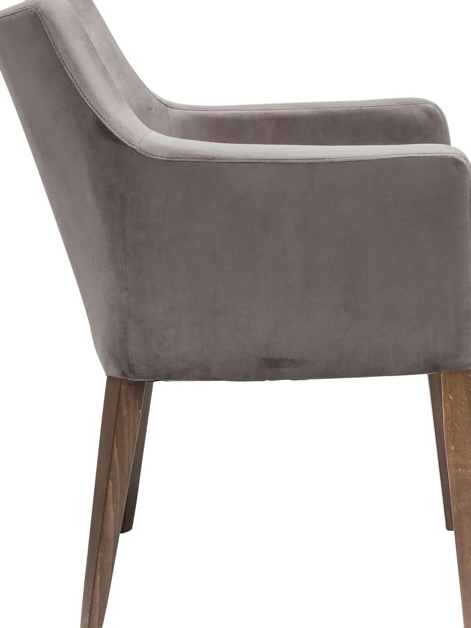 Armlehnstuhl Mode Velvet Grau