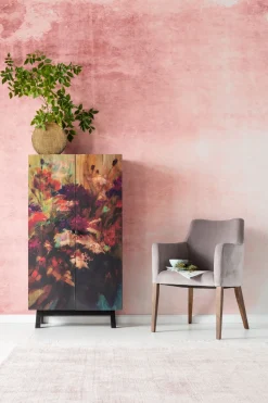 Armlehnstuhl Mode Velvet Grau