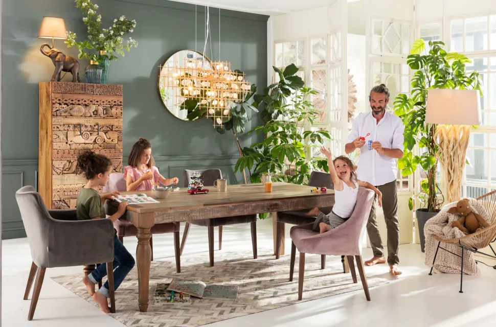 Armlehnstuhl Mode Velvet Grau