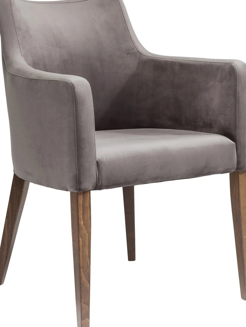Armlehnstuhl Mode Velvet Grau
