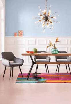 Armlehnstuhl San Francisco Grau