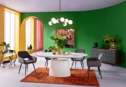 Armlehnstuhl San Francisco Grau