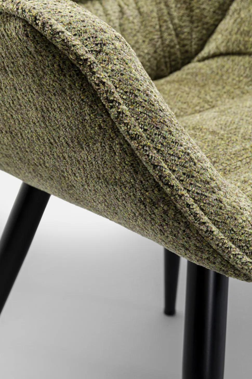 Armlehnstuhl Thelma Melange Grün