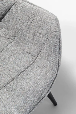 Armlehnstuhl Thelma Melange Grau