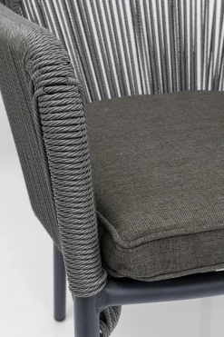 Armlehnstuhl Wave Grau