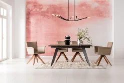 Ausziehtisch Amsterdam Dunkel 160(40+40)x90cm