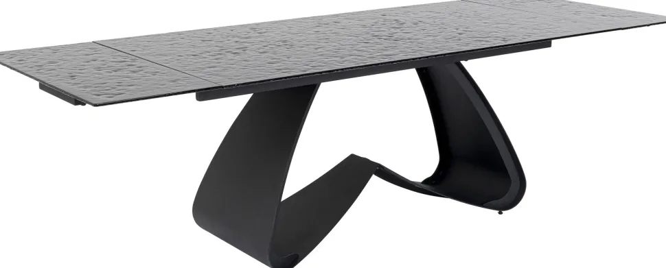 Ausziehtisch Bellagio Glas 180(40+40)x95cm