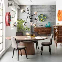 Ausziehtisch Benvenuto Walnut 200(50)x110cm