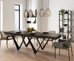 Ausziehtisch Sandra 180(40+40)x90cm