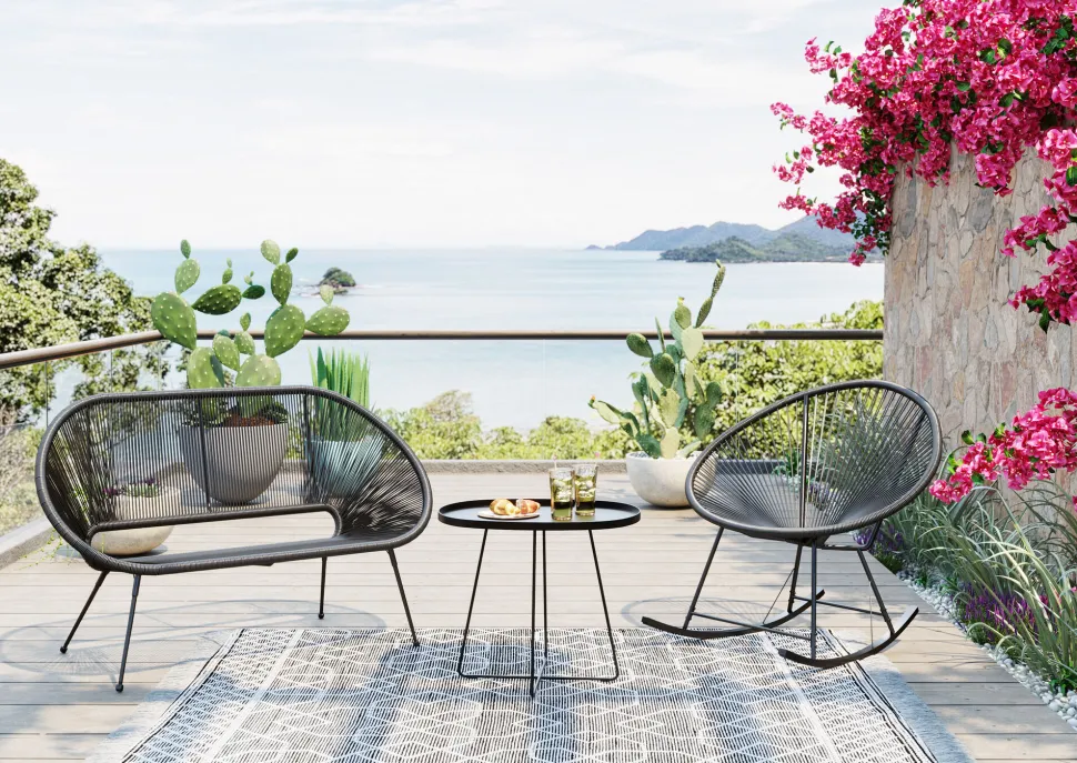 Bank Acapulco Mono Schwarz