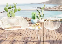 Bank Acapulco Mono Weiß