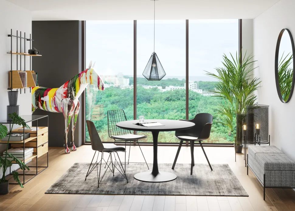 Bank Buttons Storage B&W Groß