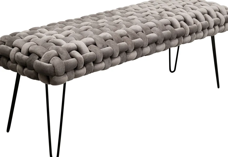 Bank Weave Grau 128cm