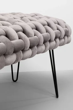 Bank Weave Grau 128cm