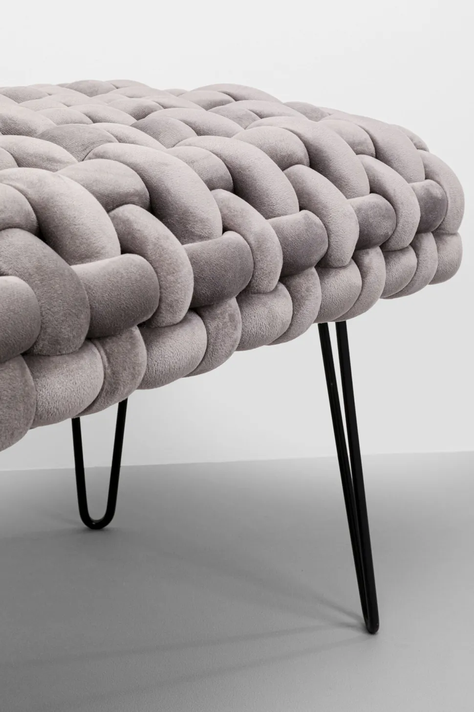 Bank Weave Grau 128cm