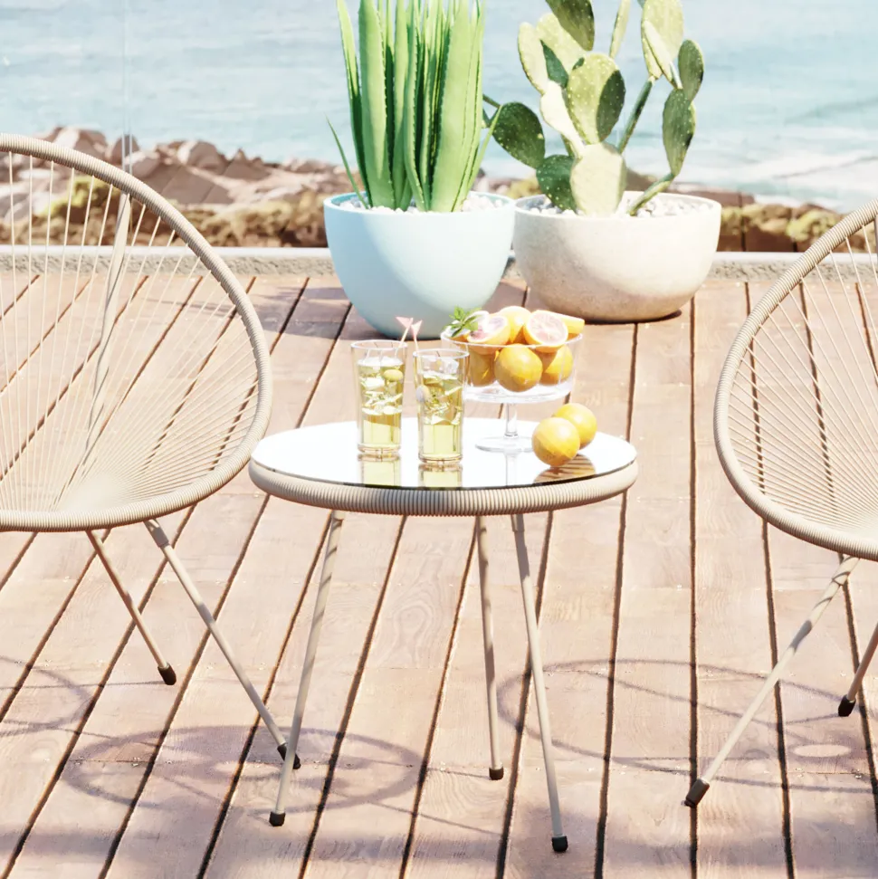 Beistelltisch Acapulco Mono Greige