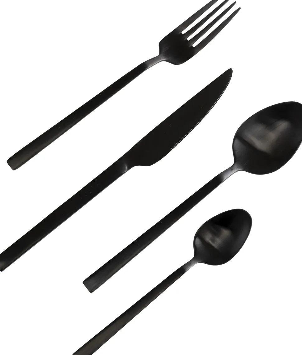 Besteck Gloria Matt Schwarz (16/tlg.)