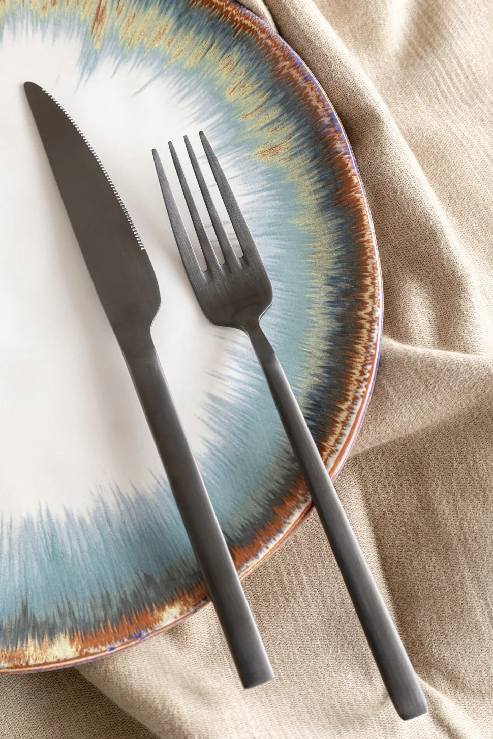 Besteck Gloria Matt Schwarz (16/tlg.)