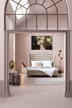 Bett City Spirit Linen Natural 160x200cm