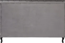 Bett Desire Hoch Silbergrau 180x200 cm