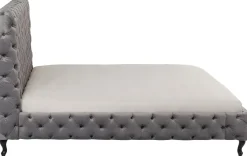 Bett Desire Hoch Silbergrau 160x200 cm