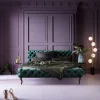 Bett Desire Velvet Grün 160x200cm