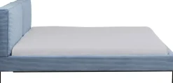 Bett East Side Cord Blau 160x200cm