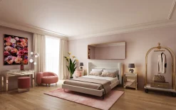 Bett Tivoli Ecru 160x200cm