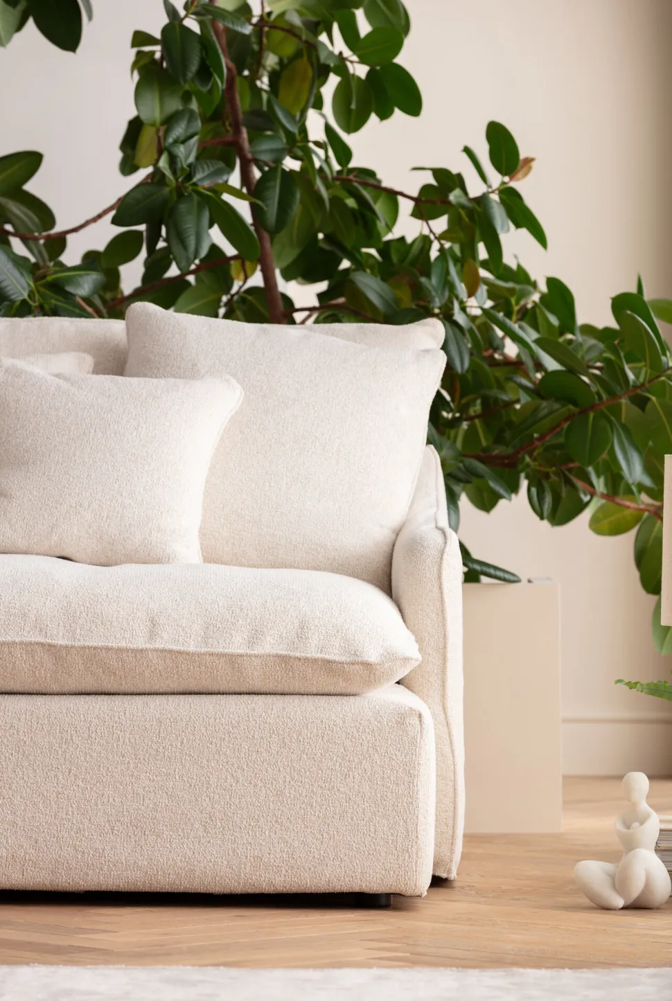 Bigsofa Boheme Creme 230cm