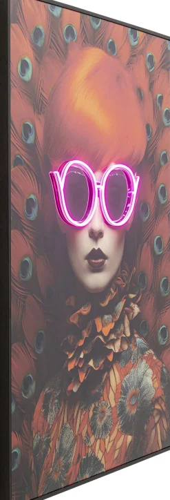 Bild Fancy Red Lady LED 120x80cm