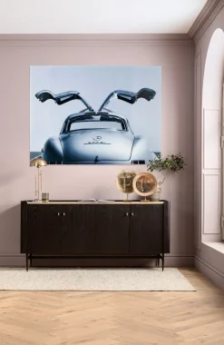 Bild Glas Oldtimer Back 160x120cm