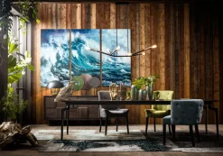 Bild Glas Triptychon Wave (3/Set)