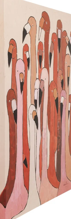 Bild Touched Flamingo Meeting 90x120cm