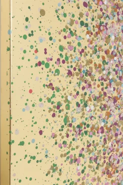 Bild Touched Flower Boat Gold Pink 120x160cm