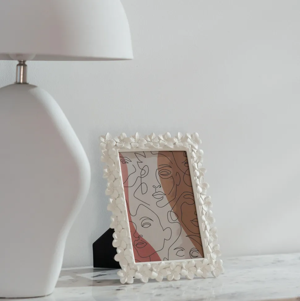 Bilderrahmen Flores Weiß 13x18cm