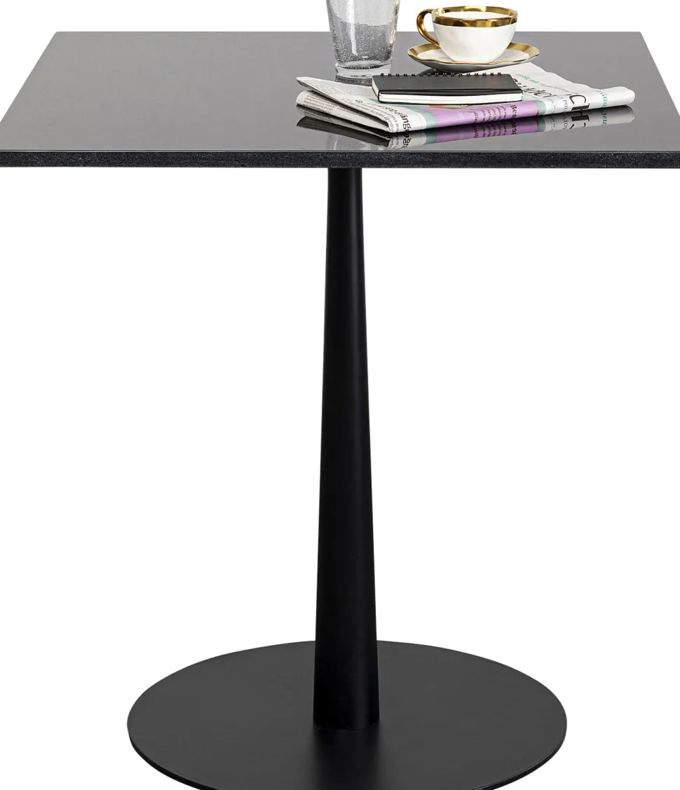 Bistrotisch Capri Schwarz 70x70cm