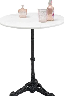 Bistrotisch Kaffeehaus Rund Weiß Ø61