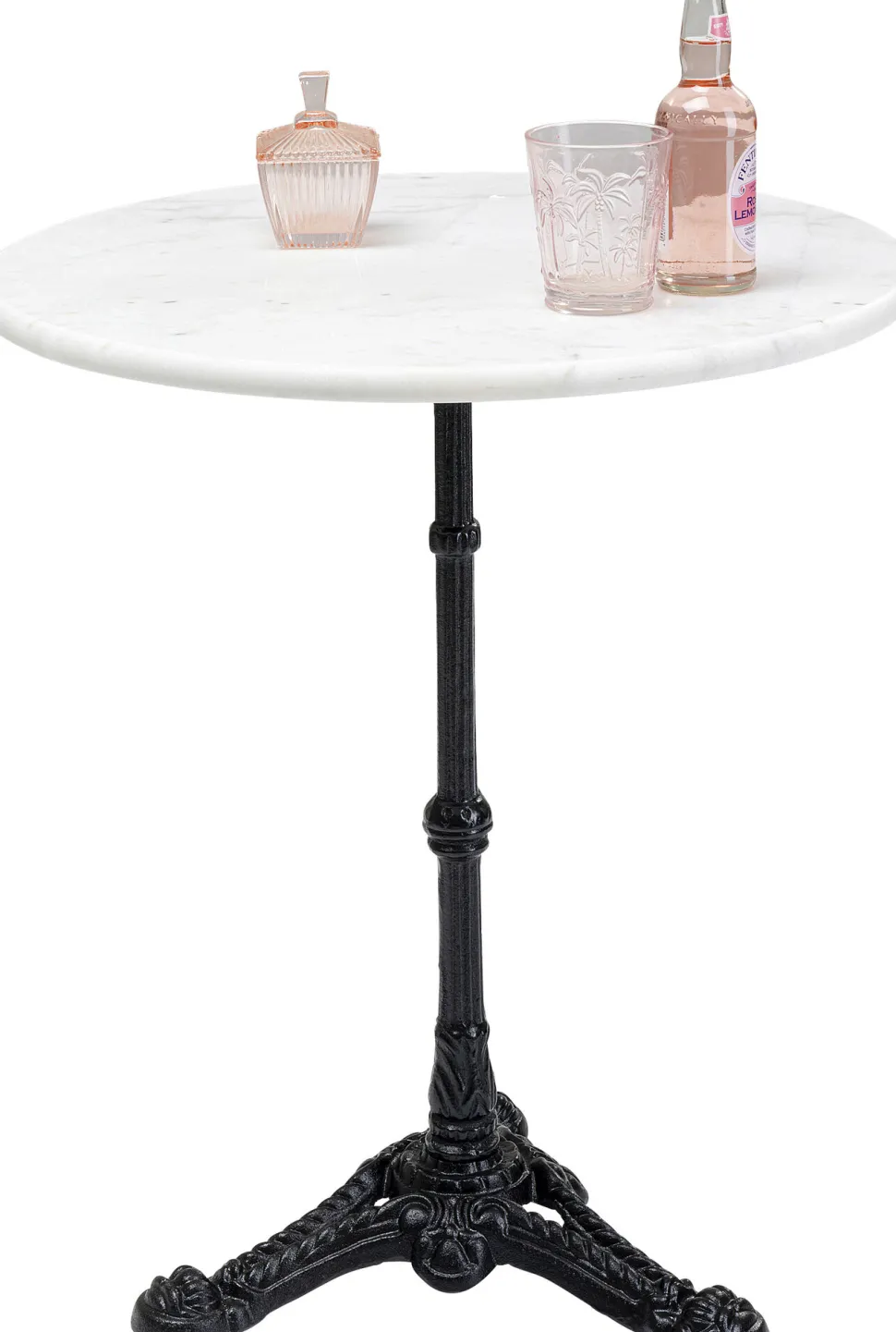 Bistrotisch Kaffeehaus Rund Weiß Ø61