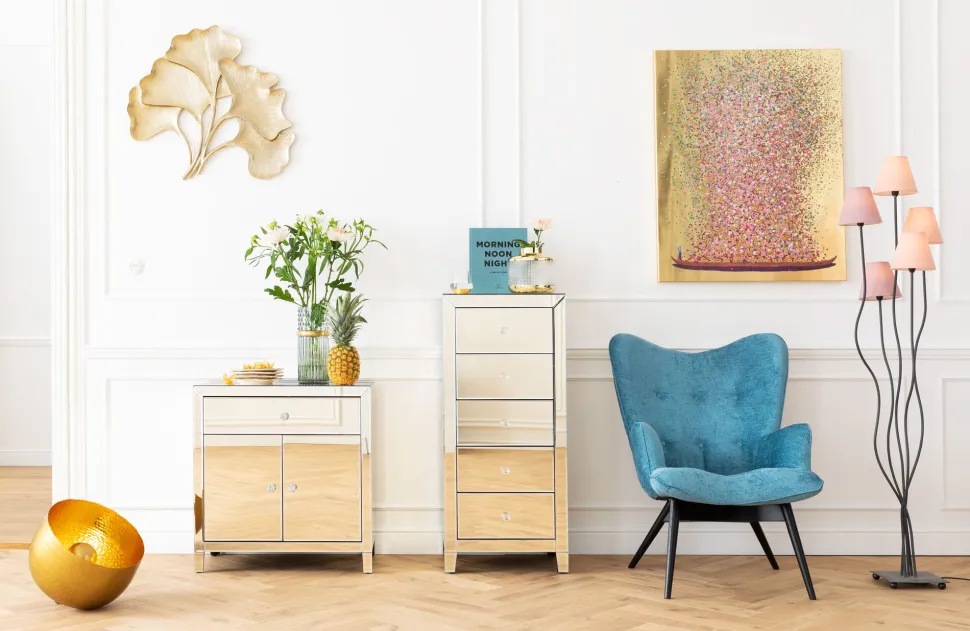 Bodenleuchte Apollon Gold Ø35cm