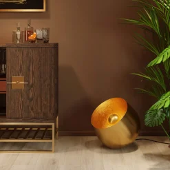 Bodenleuchte Apollon Smooth Gold Ø50cm