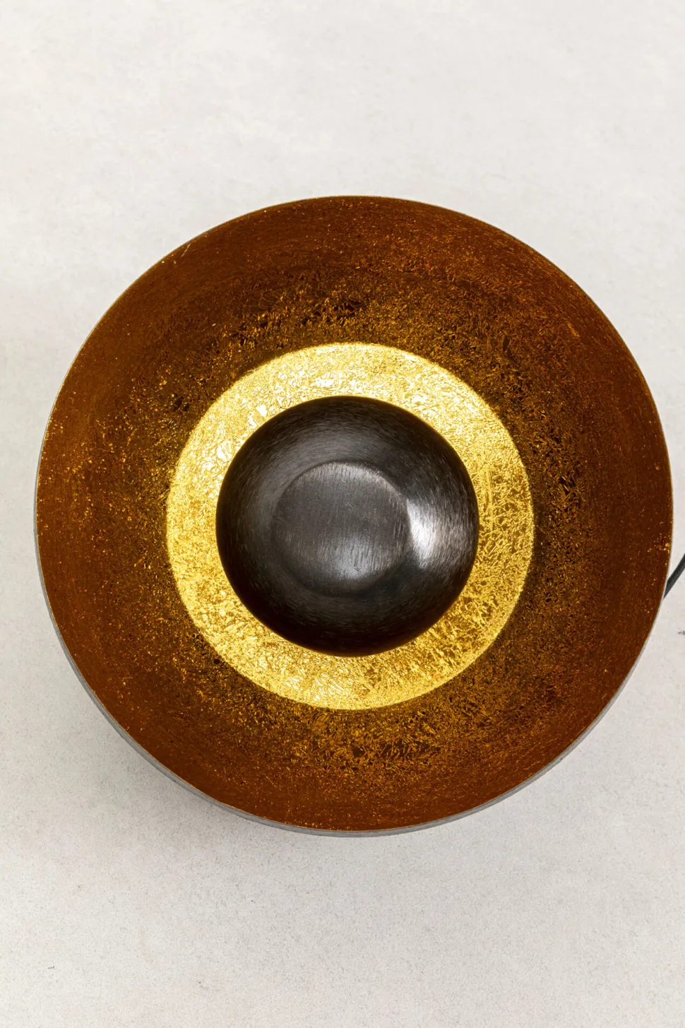 Bodenleuchte Apollon Smooth Schwarz Ø28cm