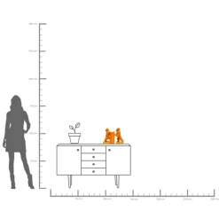 Buchstütze Gorilla Orange (2/Set)