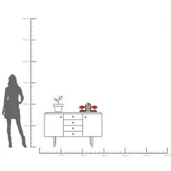 Buchstütze Lips Rot (2/Set)